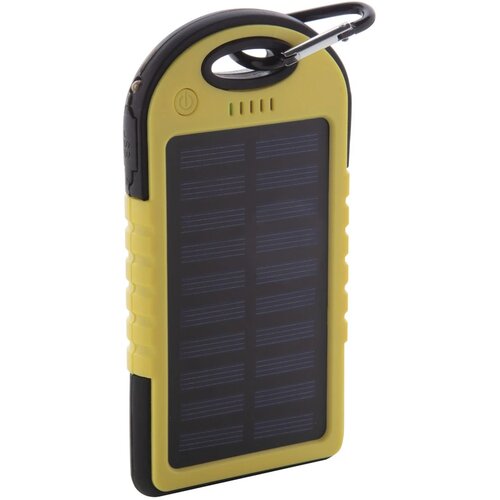 Powerbank op zonne-energie (4.000 mAh) Geel