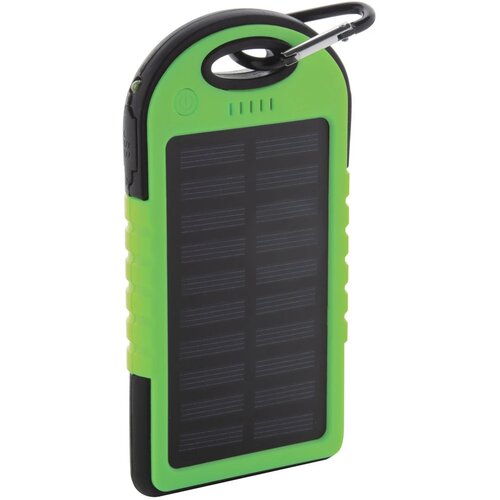 Powerbank op zonne-energie (4.000 mAh) Groen