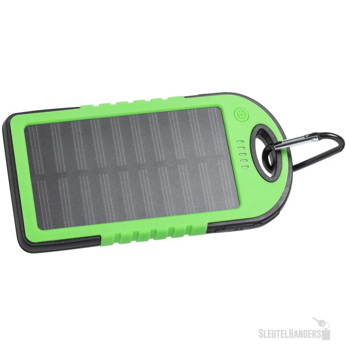 Powerbank op zonne-energie (4.000 mAh) Groen