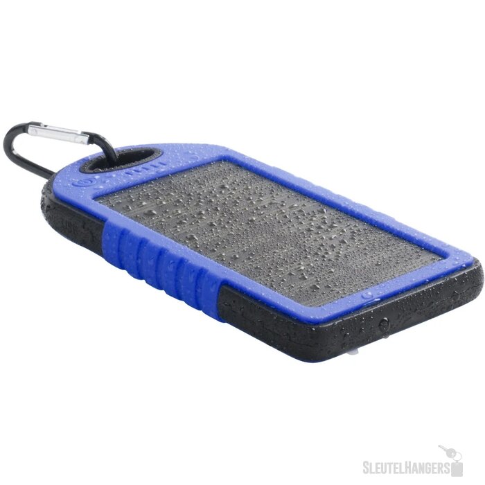 Powerbank op zonne-energie (4.000 mAh) Blauw