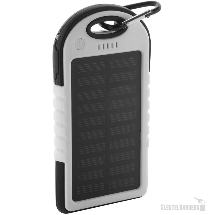 Powerbank op zonne-energie (4.000 mAh) Wit