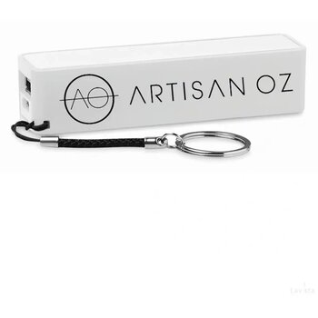 Slim powerbank (2.200 mAh) Wit