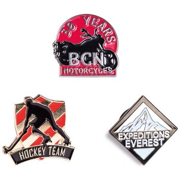 Metalen pin in eigen vorm (zacht emaille) Metalen pin in eigen vorm (zacht emaille)