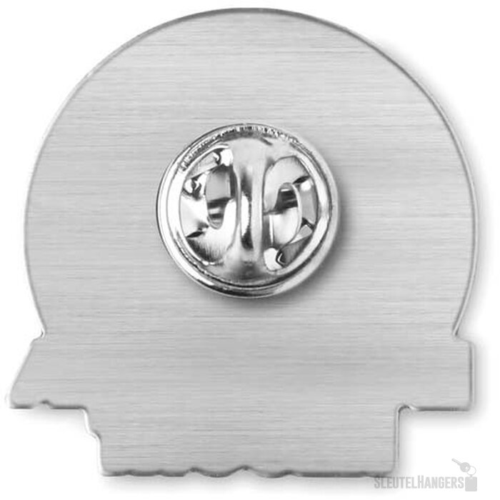 Metalen pin in eigen vorm (doming)