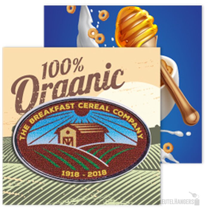 Metalen pin in eigen vorm (bedrukken)