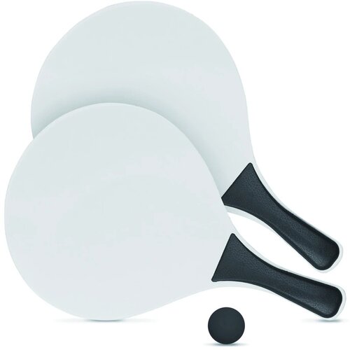Beach tennis set Zwart