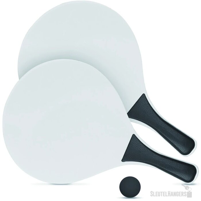 Beach tennis set Zwart
