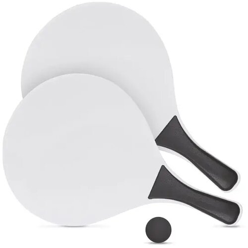 Beach tennis set Zwart