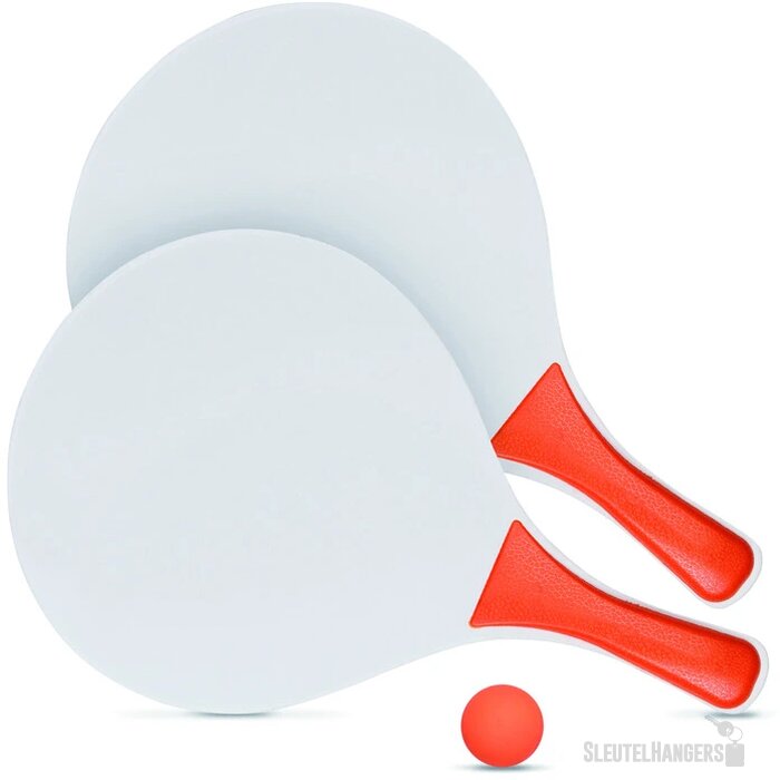 Beach tennis set Oranje