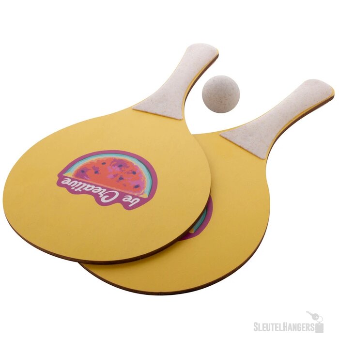 Beachball Set Volledig Bedrukt Naturel