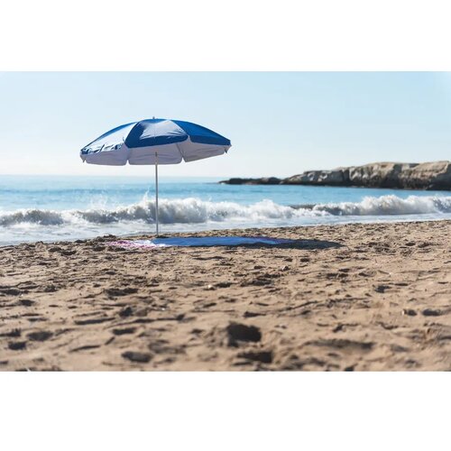 Grote parasol met kantelbare stok Blauw