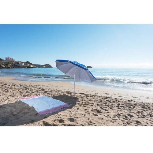 Grote parasol met kantelbare stok Blauw