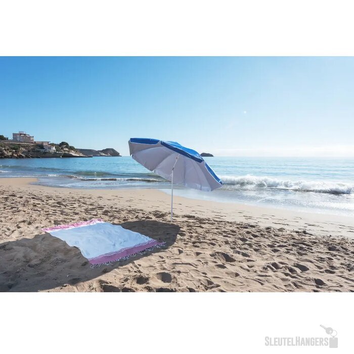 Grote parasol met kantelbare stok Blauw