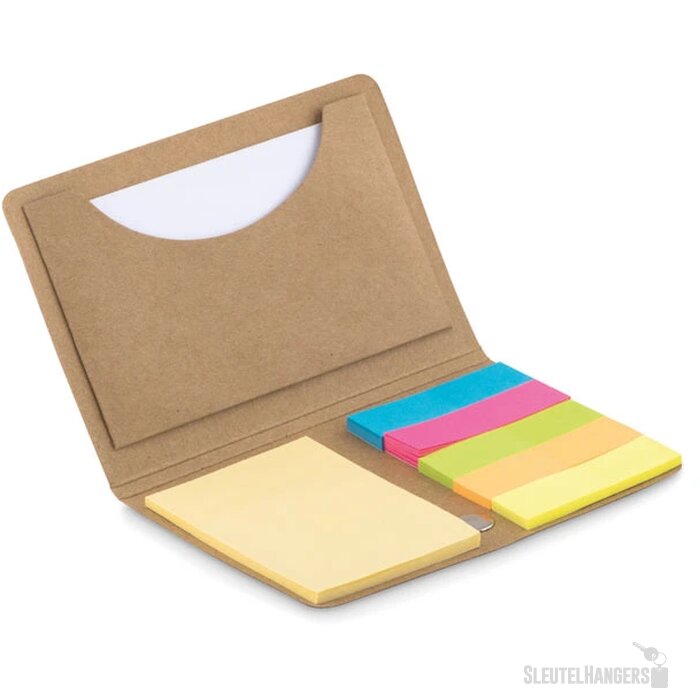 Memoblaadjes en pagina labels Foldnote beige