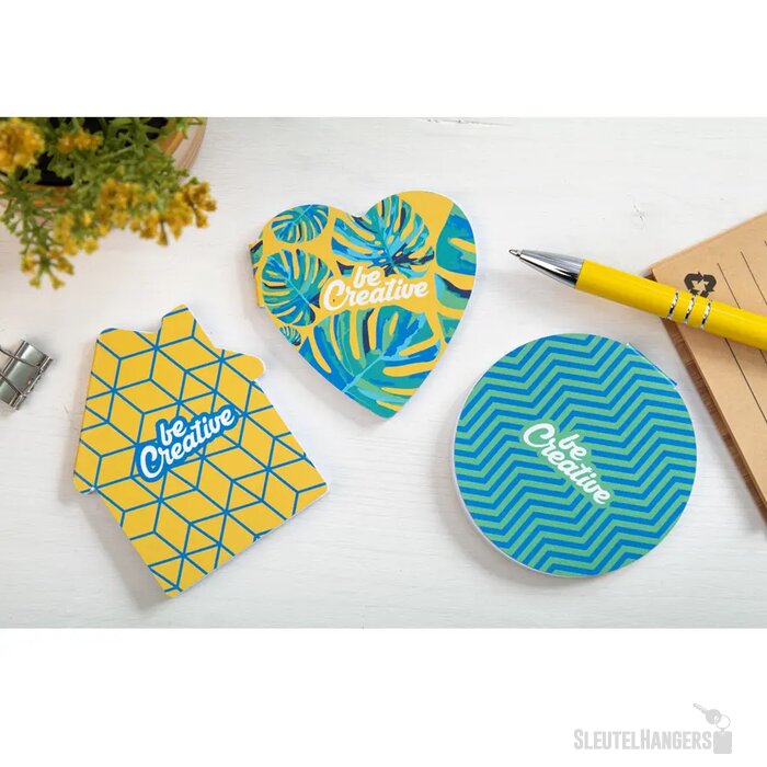 Custom Made Zelfklevende Blaadjes Wit