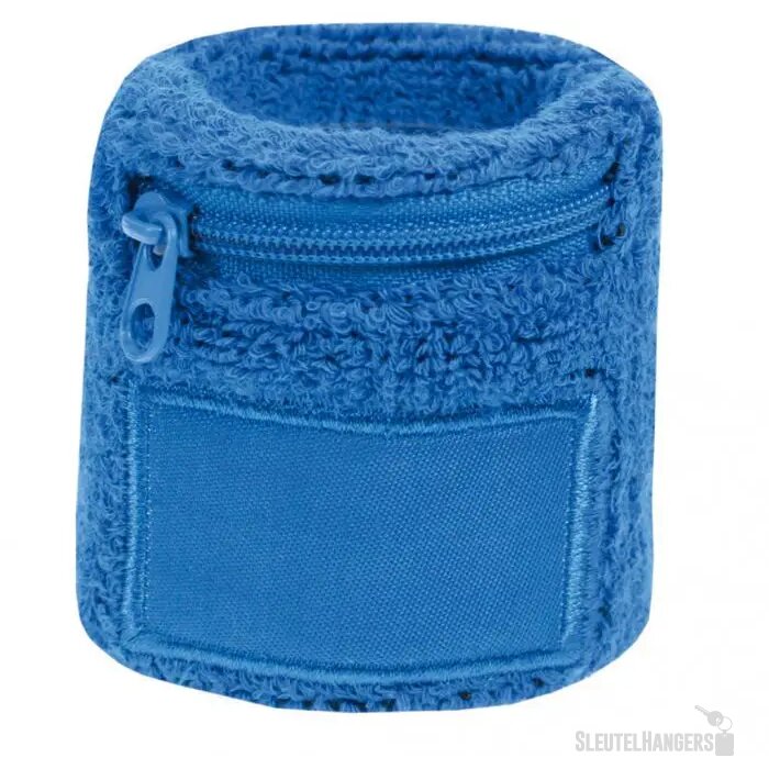 Zweetbandje met ritsvakje Groen