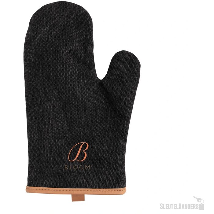 Deluxe canvas ovenhandschoen zwart