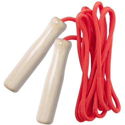 Houten springtouw Rood