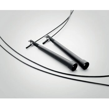 Verstelbaar sport springtouw Zwart