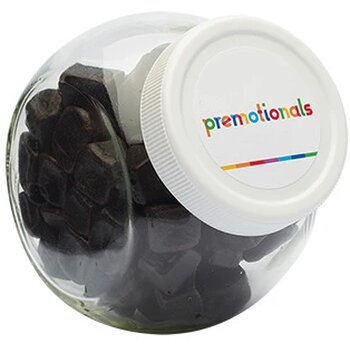 Glazen snoeppot met snoep (395 ml) Transparant