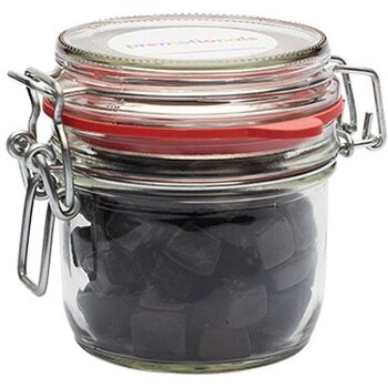 Glazen weckpotje met snoep (125 ml) Transparant