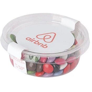 Biodegradable bakje met snoep (40 gram) Transparant