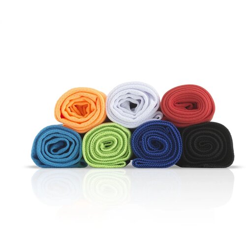 Koelhanddoek in transparante koker Rood