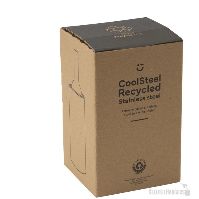Coolsteel Rcs Recycled Steel Wijnkoeler Blauw