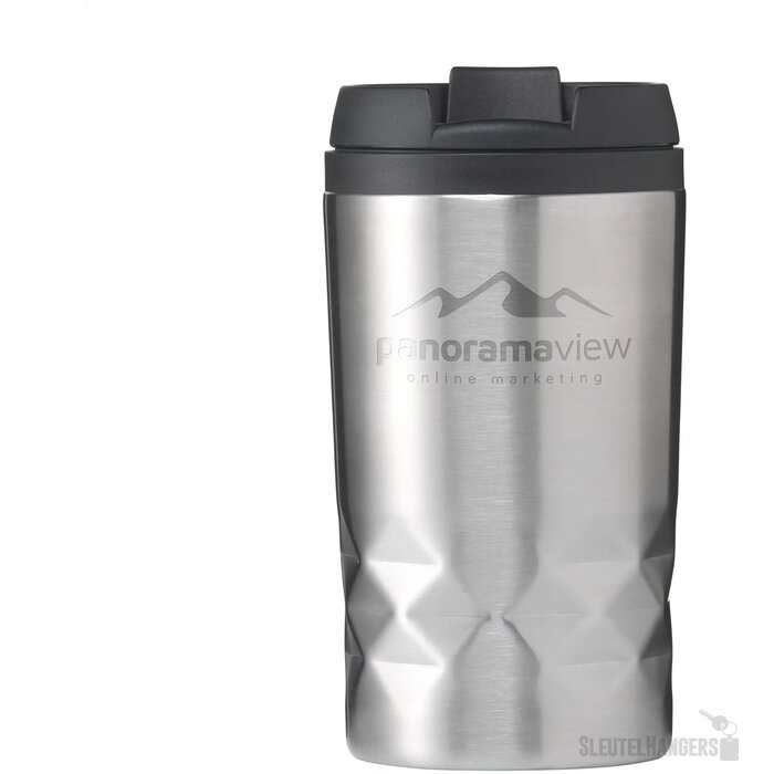Graphic Mini Mug Rcs Recycled Steel 250 Ml Thermosbeker Zilver