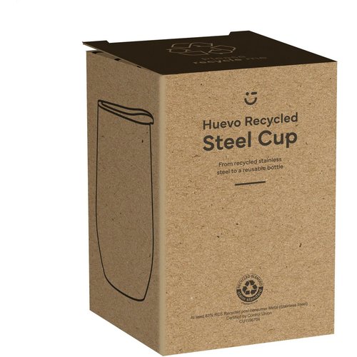 Gerecyclede Rvs Thermosbeker (350 Ml) Bruin