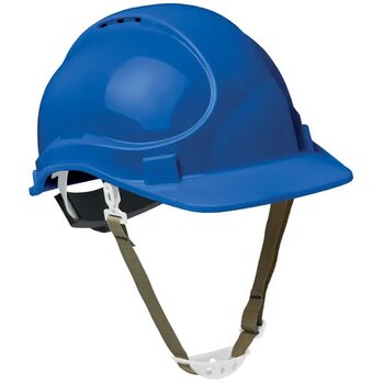 ABS bouwhelm Kobaltblauw