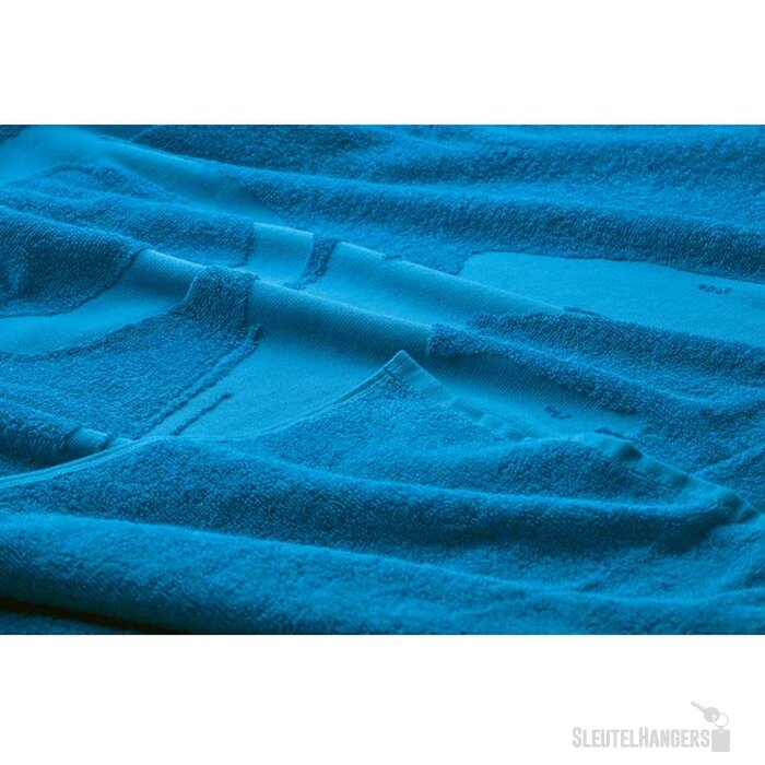 Geweven strandlaken met reliëf