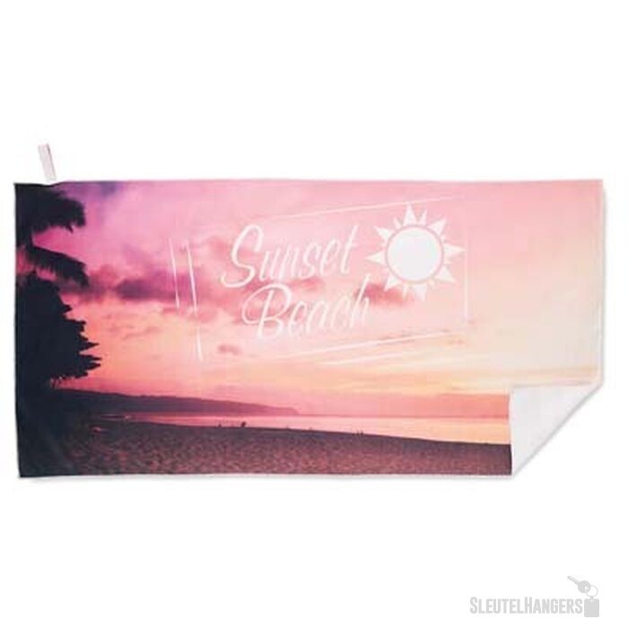 Full colour strandlaken met elastiek