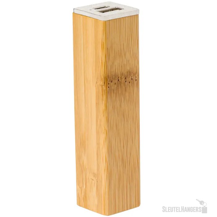 Kleine eco powerbank (2.200 mAh) Naturel