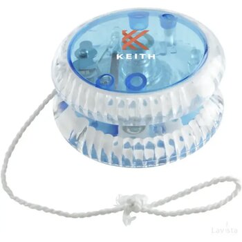 Lichtgevende jojo met LED Blauw