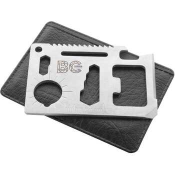 Creditcard multitool Zilver