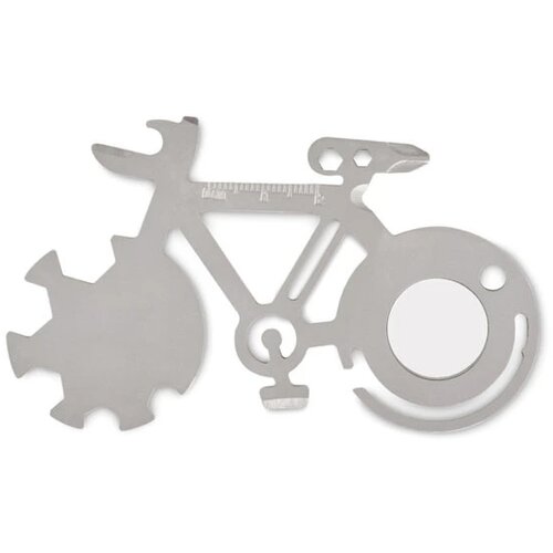 Multi-tool in fiets-vorm Zilver