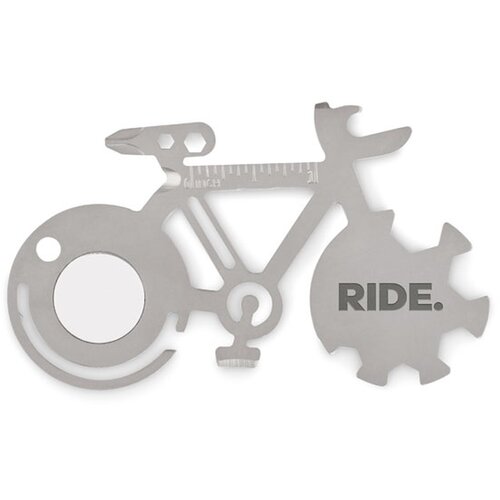 Multi-tool in fiets-vorm Zilver