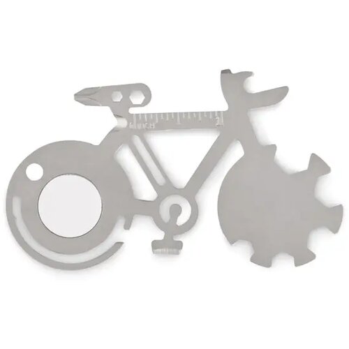 Multi-tool in fiets-vorm Zilver