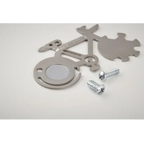 Multi-tool in fiets-vorm Zilver