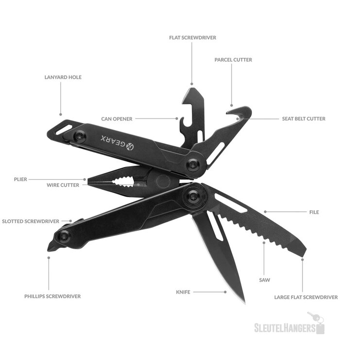 Gear X multitool zwart