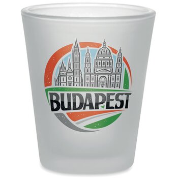 Sublimatie borrelglas 44ml Songoblim transparant wit