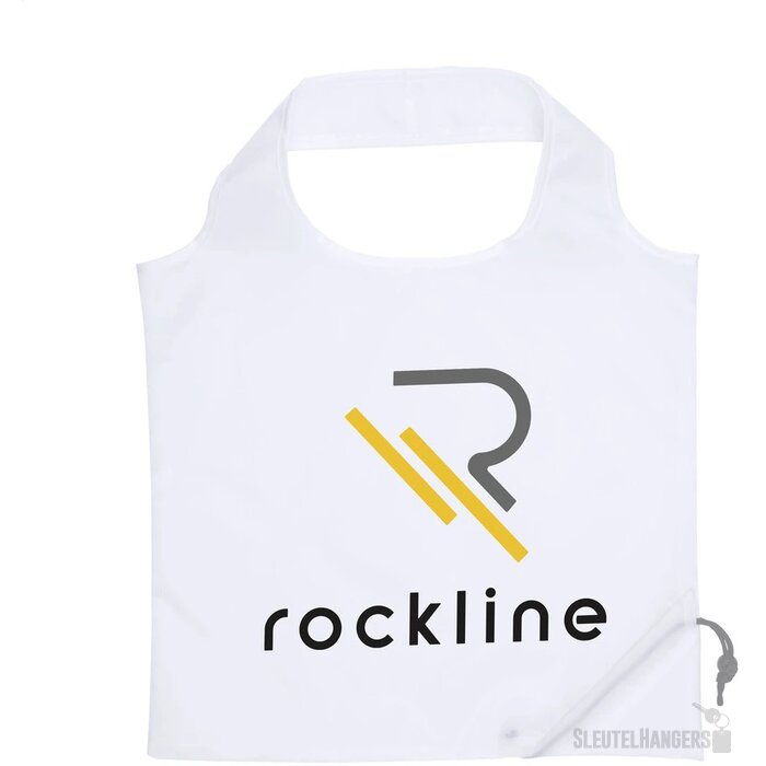 Strawberry Rpet Opvouwbare Tas Wit