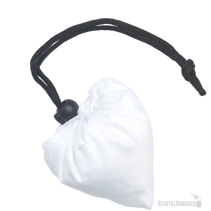 Strawberry Rpet Opvouwbare Tas Wit