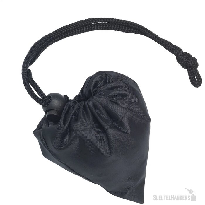 Strawberry Rpet Opvouwbare Tas Zwart