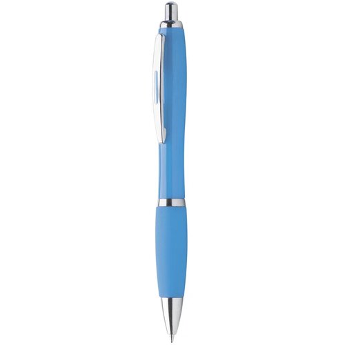 Pen met rubberen grip Blauw