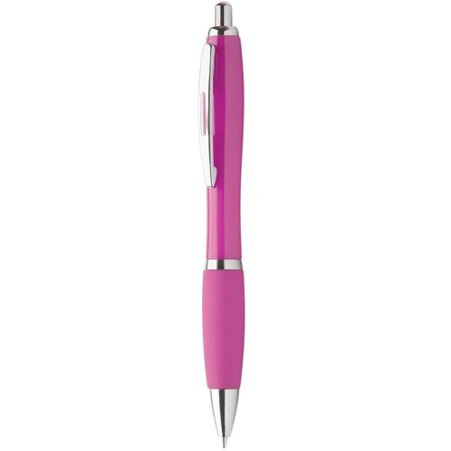Pen met rubberen grip Fuchsia
