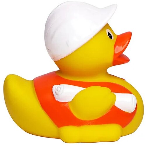 Badeend bouwvakker