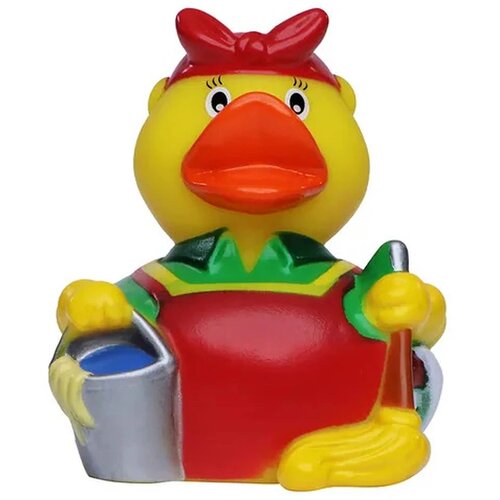 Schoonmaakster badeend
