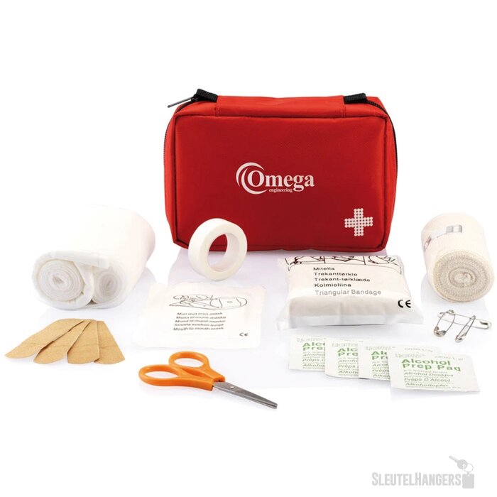 EHBO set in brievenbusformaat Rood